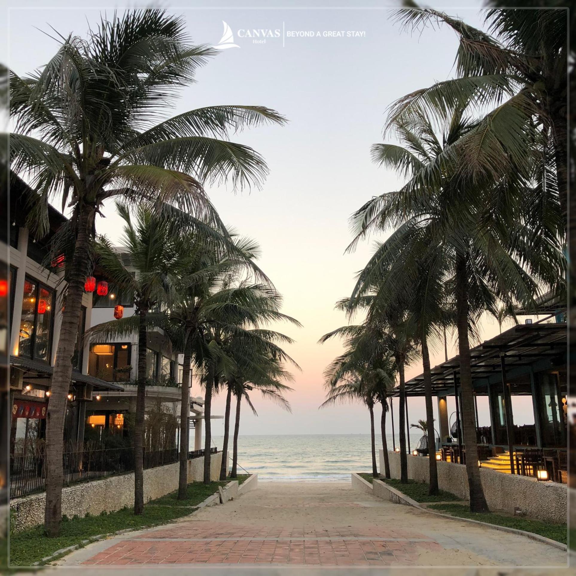 Canvas Danang Beach Hotel Eksteriør bilde